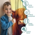 thumbnail image 3 of Blackout Kids Curtains,Highland Cow Childrens Insulated Curtains Set Of 2,Bedroom Essentials,Toddler Room Decor 42x84in(106x213cm), 3 of 4