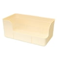 thumbnail image 1 of Bunblic Pet Rabbit Litter Box Bedpan Grid Litter Pan for Hamster Small Animals Bunny Beige, 1 of 8