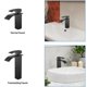 thumbnail image 3 of Grifo para lavabo de baño con caño en cascada, grifo para lavabo de tocador con montaje central, grifo para lavabo de una sola manija,, 3 of 5