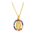 thumbnail image 1 of Medalla Collar Virgen De Guadalupe Color Oro, 1 of 4