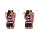 thumbnail image 2 of Advancent Traje de baño de mujer Correa ancha para el hombro Traje de baño Traje de baño estampado Type7 NO7, 2 of 6