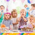 thumbnail image 5 of Adornos coloridos para cupcakes de feliz cumpleaños, para decoraciones de mesa de postres de fiesta, 5 of 5