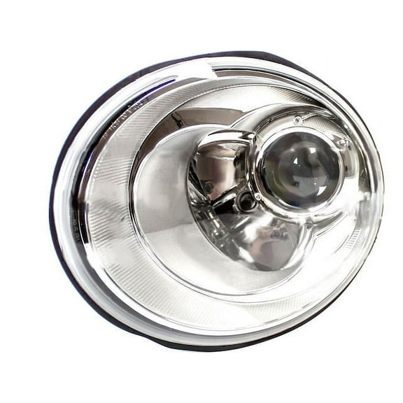 Left Driver Side Halogen Headlight Assembly - with Bulbs - Compatible with 2006 - 2010 Volkswagen Beetle 2007 2008 2009