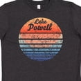 thumbnail image 4 of Inktastic Lake Powell Distressed Retro Sunset Youth T-Shirt, 4 of 5