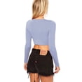 thumbnail image 2 of Top - Crop Top, Long Sleeve, 2 of 4