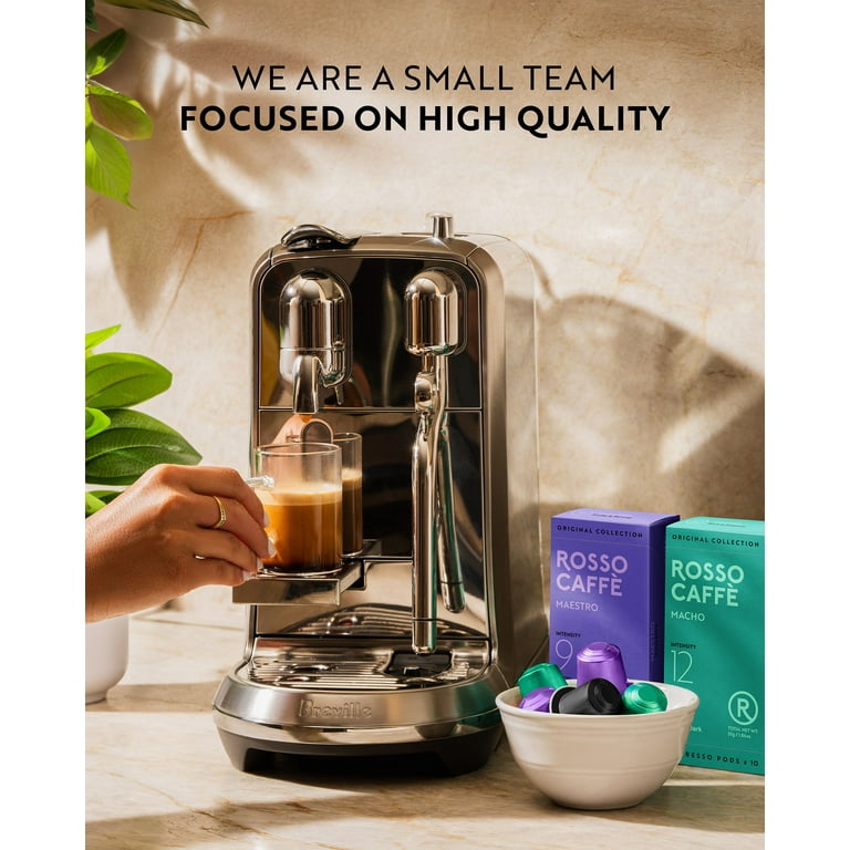 Rosso Coffee Pods for Nespresso Original Machine, 60 Pack Extra