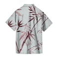 thumbnail image 4 of Yiaimeir Men Short Sleeve Tops Summer Casual Hawaiian Beach Shirt,Size M-4XL, 4 of 4