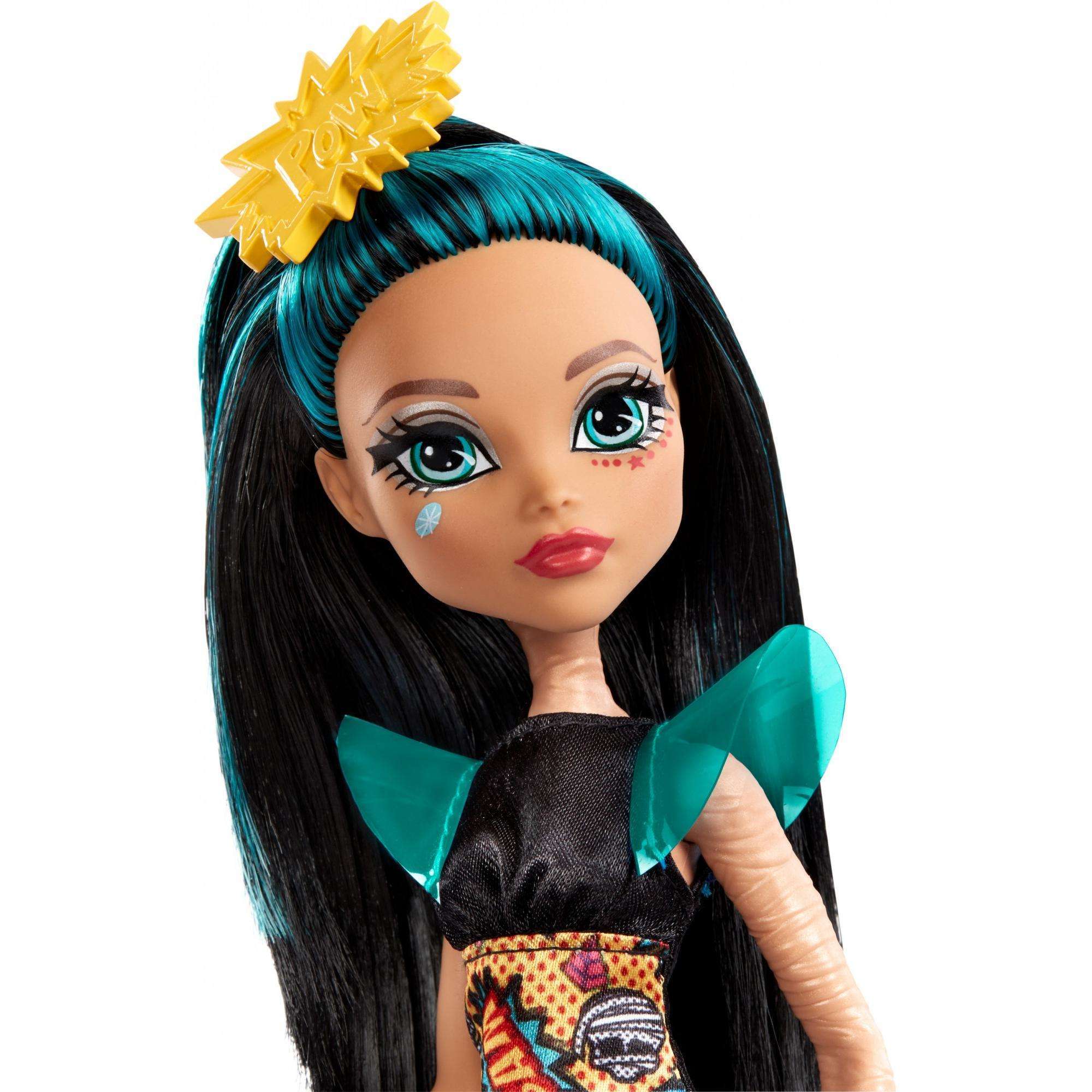 Monster High Cleo De Nile Doll with Comic Book Inspired Dress