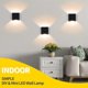 thumbnail image 3 of 2 Pack Led Wall Lights Indoor Up And Down Wall Lights Black 6w Aluminum, 3 of 5