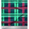 thumbnail image 1 of Soimoi Cotton Poplin Fabric Check Check Print Fabric by the Yard 56 Inch Wide, 1 of 3