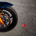 thumbnail image 4 of BESTYASH Para De Motocicleta Rojo Compatible Con Yamaha 155 Y Scooters Aluminio Duradero, 4 of 6