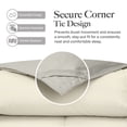 thumbnail image 6 of Modern Threads Down Alternative Reversible Comforter Ivory & Atmosphere California King, 6 of 13