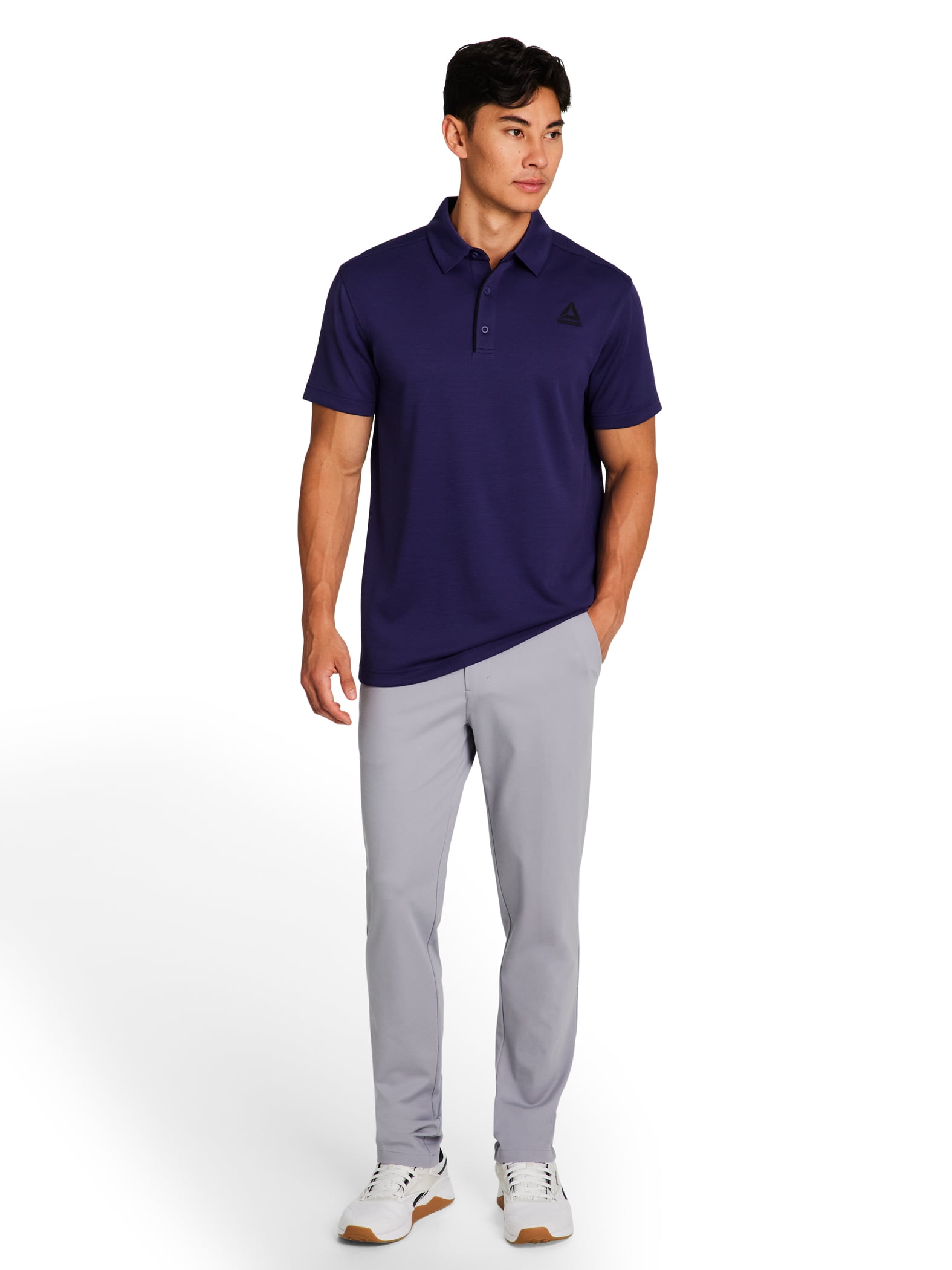 Reebok Men's and Big Men's Performance Polo Shirt, Sizes XS-5XL