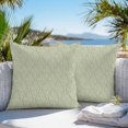 thumbnail image 3 of Sage Green Outdoor Pillow Covers 16x16 Inch Throw Pillow Covers Set of 2 Waterproof Decorative Pillow Cases Modern Abstract Art Farmhouse Cushion Covers for Patio Furniture Garden Couch Sofa, 3 of 8