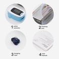 thumbnail image 4 of CONTEC CMS50NA Fingertip Pulse Oximeter Blood Oxygen Saturation SpO2 monitor OLED Blue, 4 of 4