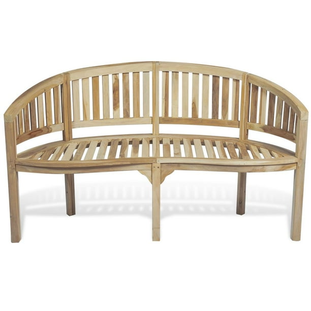 two seater banana bench