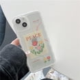 thumbnail image 2 of Cute Tulip Flowers Wavy Frame Clear Soft Phone Case Compatible with iPhone Case (Clear,iPhone 11), 2 of 6