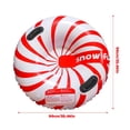 thumbnail image 4 of PVC Inflatable Snow Tube for Adults and Children, Wear-Resistant and Portable for Ski Resorts and Lakes, 4 of 8
