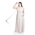 thumbnail image 1 of Vestido de noche multiformas Roman Fashion / Tallas Extras, 2001 (Hueso) beige 38, 1 of 6