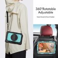 thumbnail image 5 of Allytech Galaxy Tab S8 2022 / Tab S7 2020 11 Inch Case (SM-X700/706/T870/T875) with Screen Protector,  Rugged Shockproof Strap Rotating Kickstand Protective Cover for Samsung Galaxy Tab S8/ Tab S7, 5 of 7