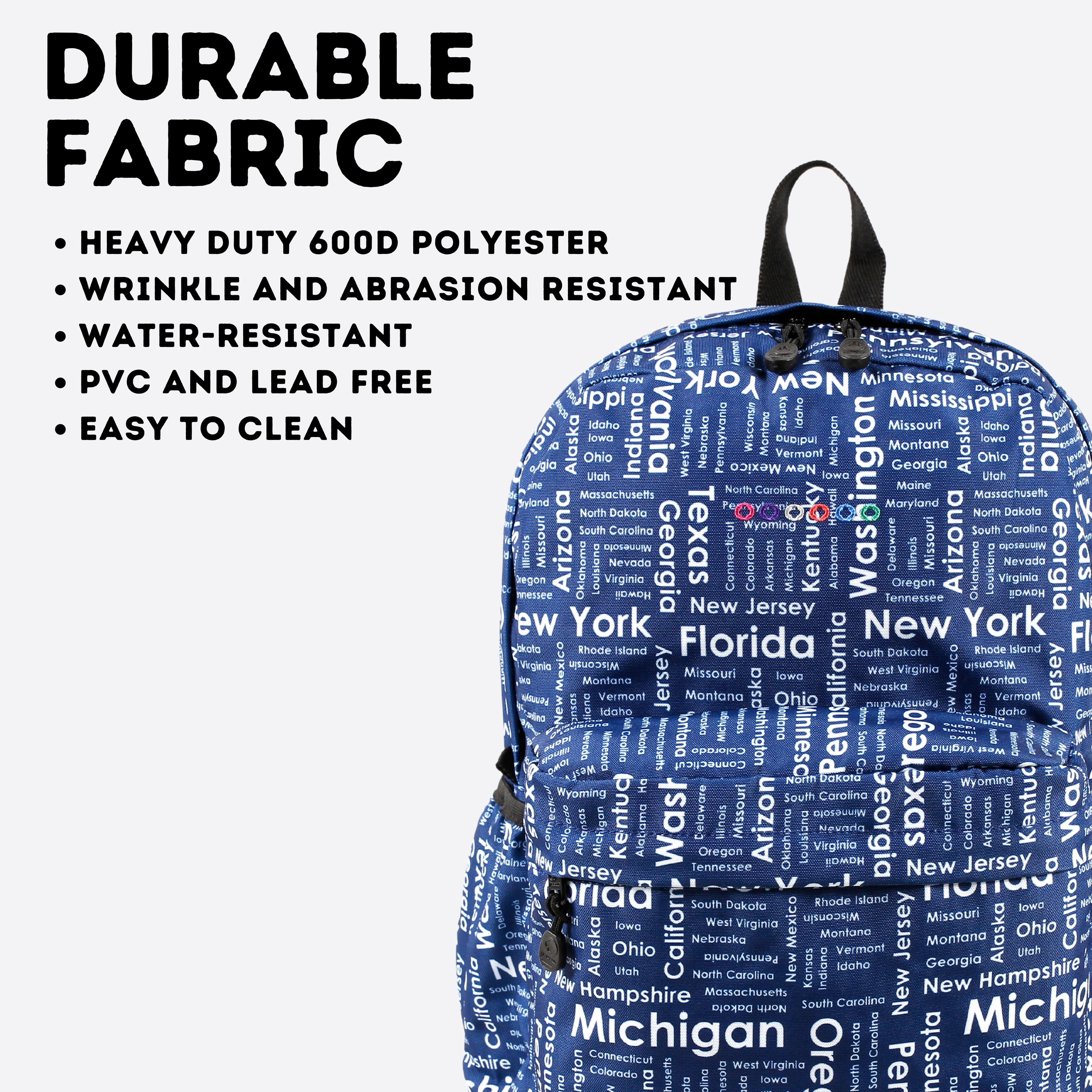 J World Oz 17" Day Backpack for School and Travel, Road Trip