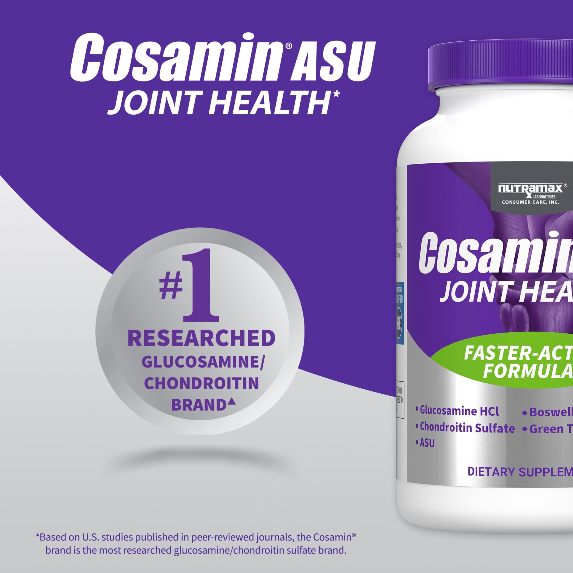 Nutramax Cosamin® ASU Joint Health Supplement, 150 Capsules