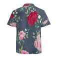 thumbnail image 3 of High Quality Hawaiian Shirts for Men Short Sleeve Aloha Beach Shirt Floral Summer Casual Button Down Shirts Blouses 3CLMKB, 3 of 7