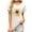 ZB-Beige, variant on JSheng Trendy Printed T Shirt for Women Summer Casual Loose Graphic Round Neck Short Sleeve Tops