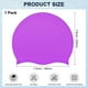 thumbnail image 3 of Uxcell Gorro de Natación de Silicona 1-Pack para Mujeres y Hombres, Sombrero de Natación Impermeable No Deslizante Duradero [Morado], 3 of 6