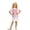 F126 Pink, variant on Curuila Toddler Girls Suspender Dress With Pocket Gradient Square Neck Sleeveless Summer Soft Comfortable Dresses Red1 Size 4-5 Years