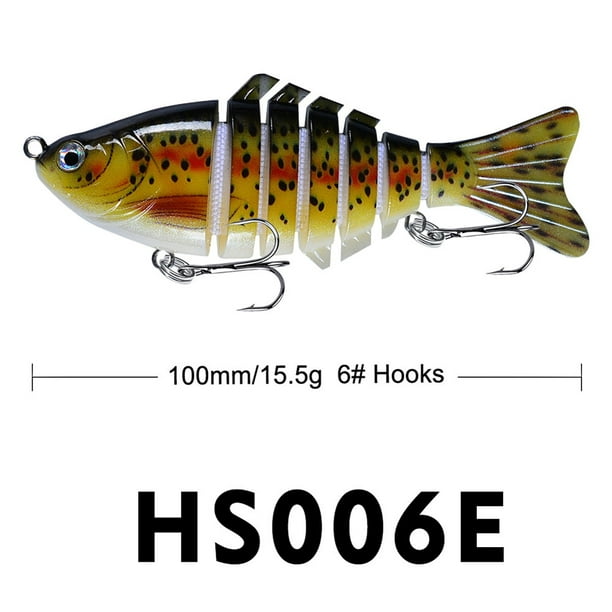 Sinking Wobblers Fishing Lures 10cm 15.5g Multi Jointed Swimbait Hard  Artificial Bait Pike/Bass Fishing Lure Crankbait A 