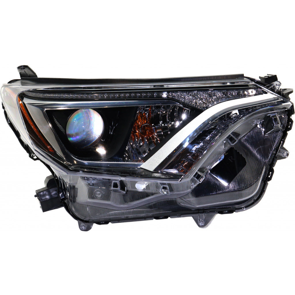 KAP Driver Side Headlight For 2008-2009 Subaru Outback Wagon – Halogen, Chrome Housing, CAPA