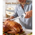 thumbnail image 6 of Cordless Electric Knife for Meat Slicing, 8V Electric Carving Knife for Fish, Bread, Turkey, Rechargeable Meat Cutter with Reciprocating Stainless Steel Blades, Safety Lock, 6 of 8