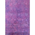 thumbnail image 1 of Ahgly Company Machine Washable Indoor Rectangle Industrial Modern Tyrian Purple Area Rugs, 5' x 8', 1 of 7