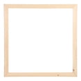thumbnail image 1 of Bastidor de lienzo DIY: Marco de madera maciza de 40 x 40 cm con clavos para pintura al óleo, pósteres y arte digital - Bordes lisos, 1 of 6