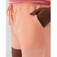 thumbnail image 4 of Hanes Women's Garment Dyed French Terry Shorts, 4" Cameo Stone Pink XL, 4 of 8