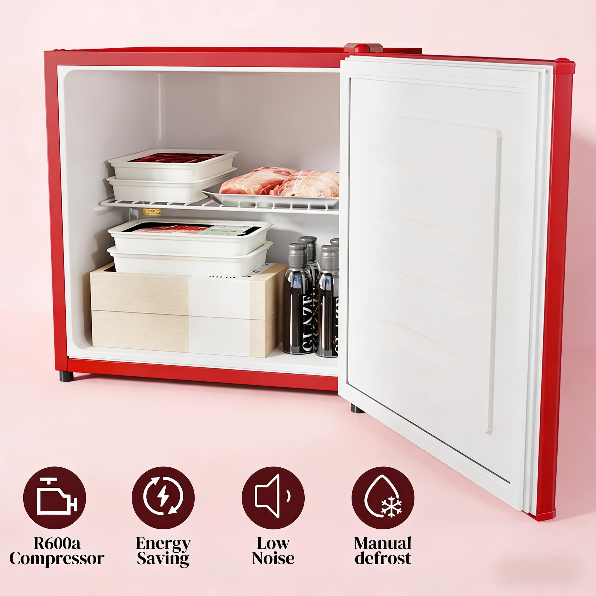 Portable Freezer,Compact Upright Freezer,Stylish Mini Freezer