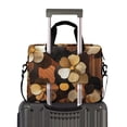 thumbnail image 2 of FORMRS 16" Laptop Bag Carrying Sleeve Case with Handle Travel Shoulder Briefcase, Gold Flower, 2 of 8