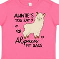 thumbnail image 4 of Inktastic Auntie's You Say Alpaca My Bags Boys or Girls Toddler T-Shirt, 4 of 5