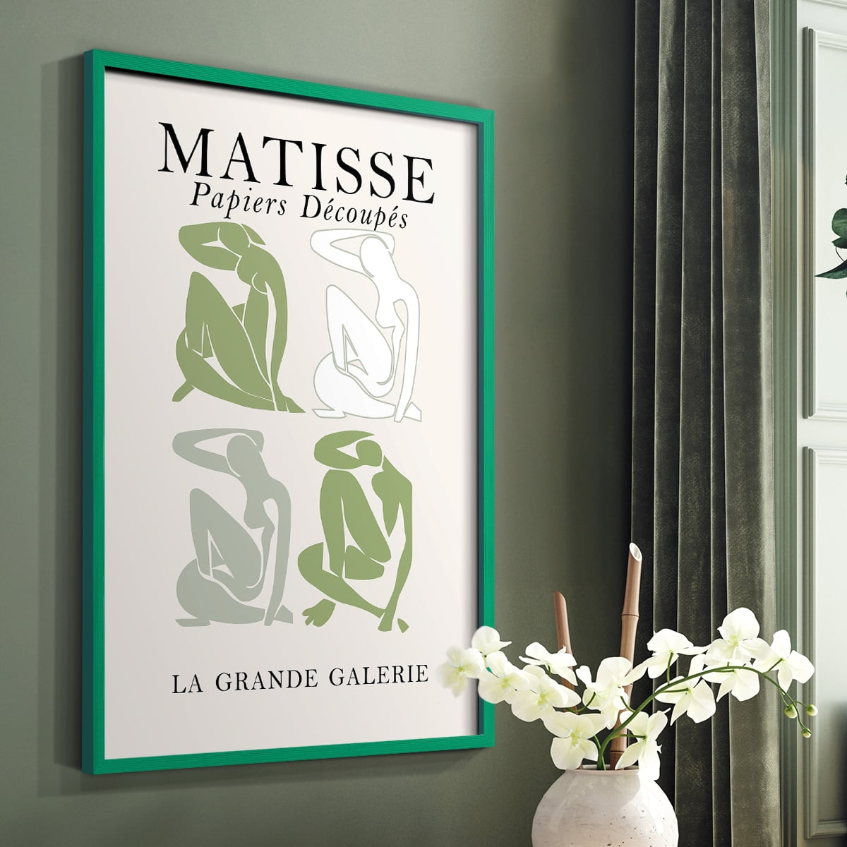 Matisse CCLXXXVI in Solid Wood 8 x 10 Framed Print