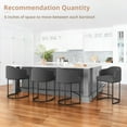 thumbnail image 5 of Dycanpo Counter Height Bar Stools High Bar Chairs Modern Counter Stools for Home Kitchen, Gray, 5 of 7