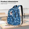 thumbnail image 7 of Yspwyqan Boys Shark Backpack Set, 17" Large Capacity Cartoon Backpack Set for Kids with Lunch Bag, Pencil Case, Water Bottle Bag for Boys, Back to School Supplies for Elementary Middle School, 7 of 7