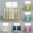 thumbnail image 5 of 1 Panel Tiers Small Window Treatment Curtain Insulated Blackout Drape Short Panel for Kitchen Bathroom Living Room or Any Small Window,54x24inches, 5 of 5