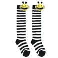 thumbnail image 6 of Caoirhny Halloween Knee High Socks Cosplay Striped Stockings for Halloween Girls Bee Costume, 6 of 6