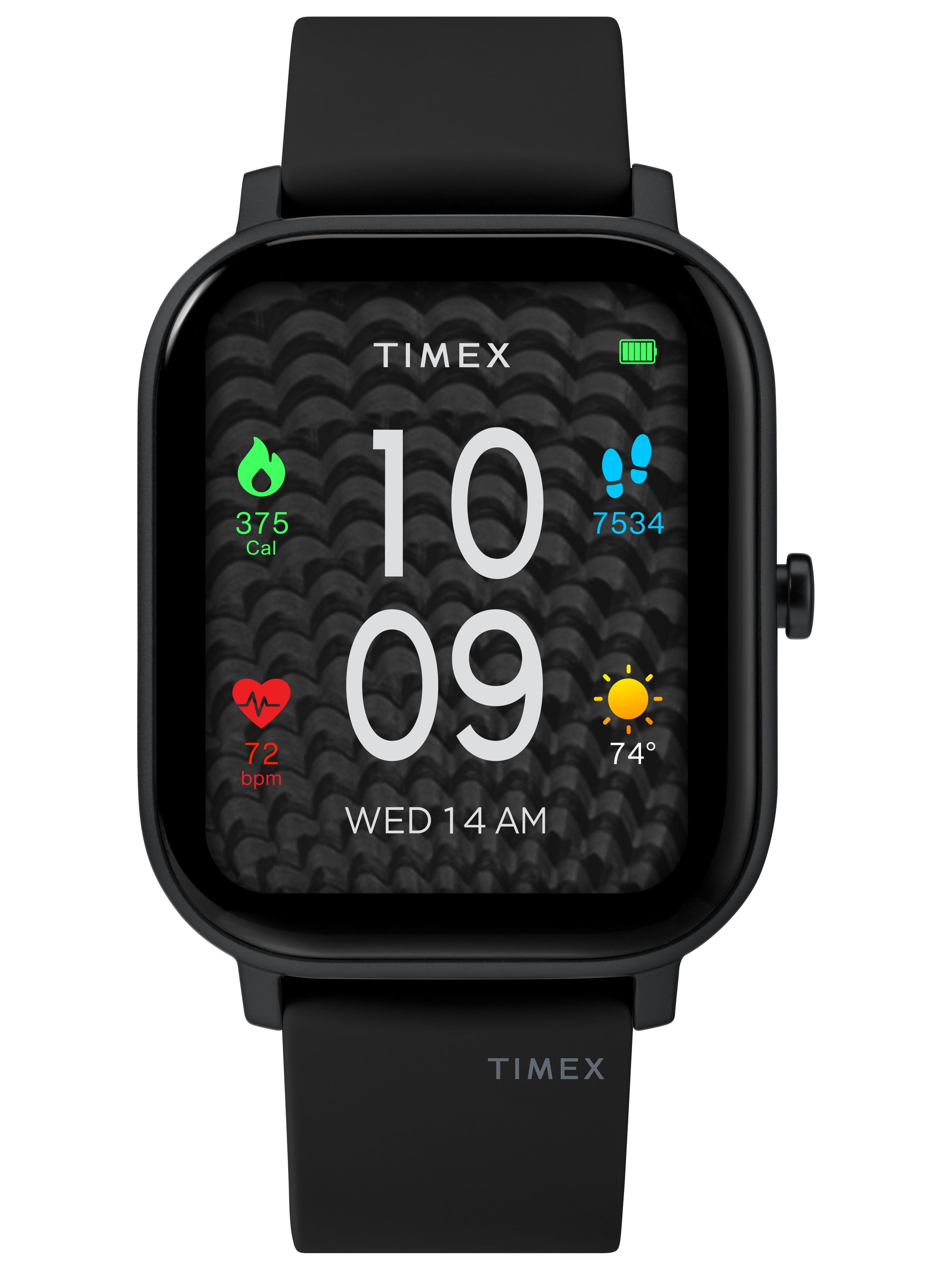 Timex - Timex Men's Metropolitan S 36mm Black Smartwatch, Silicone Strap - Walmart.com - Walmart.com