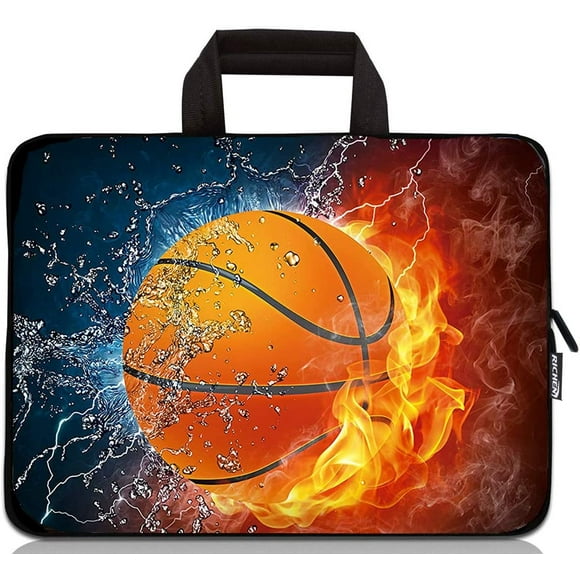 15 inch Neoprene Laptop Carrying Bag Chromebook Case Tablet Travel Cover with Handle Zipper Carrying Sleeve Case Bag