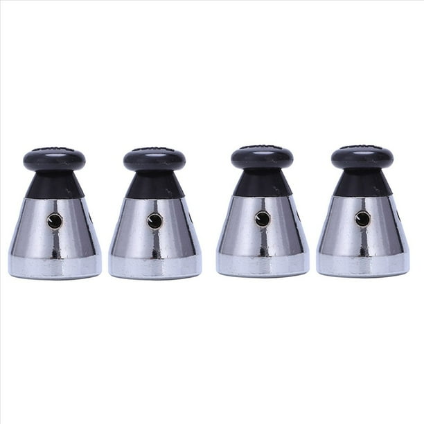 Válvula Jigger de Alivio de Olla una Presión de 1,5 Pulgadas de Alto, 4 Unidades, Color Negro