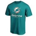 thumbnail image 2 of Men's  Aqua Miami Dolphins Team Lockup T-Shirt, 2 of 3