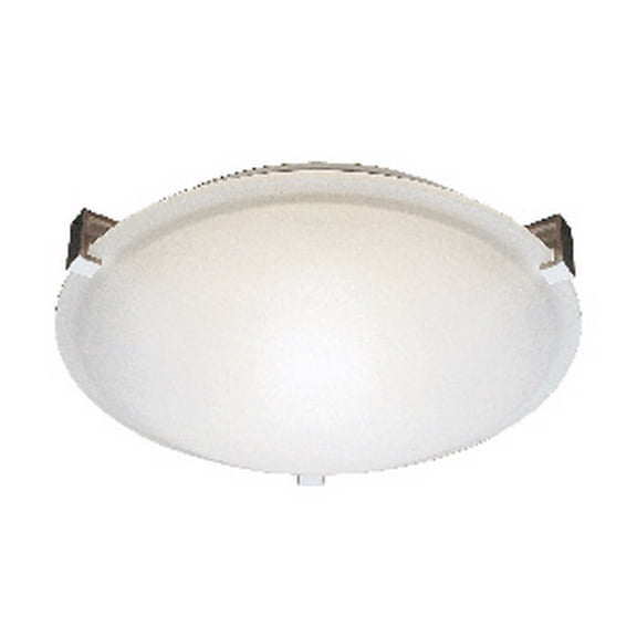 59007 WH Trans Globe Lighting Three Light Clipped Flush Mount