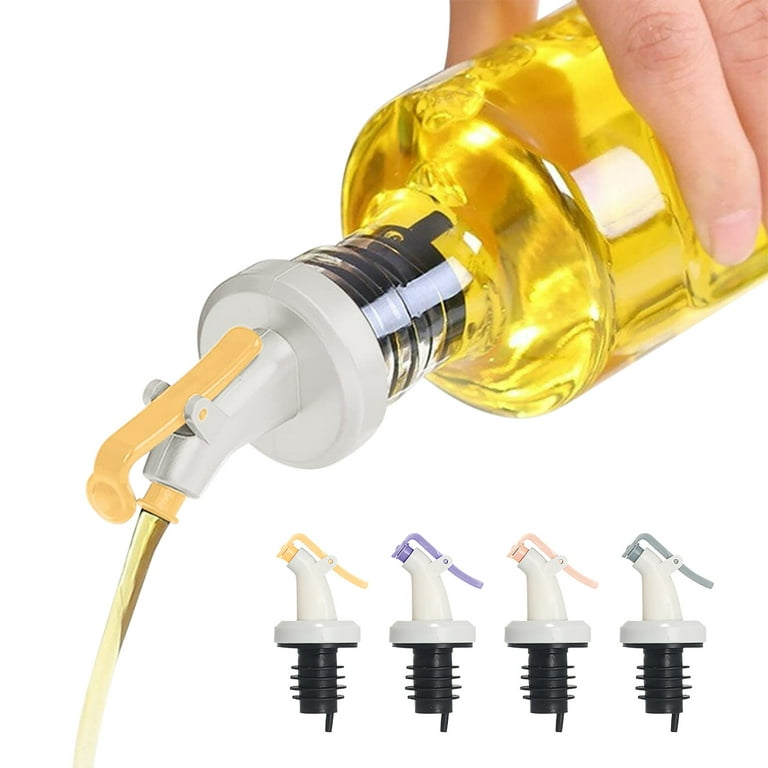 Lingouzi Oil Pour Spout Olive Oil Bottle Dispenser with Leak Proof Nozzle Oil Bottle Dispenser Kitchen Tool, Size: 2